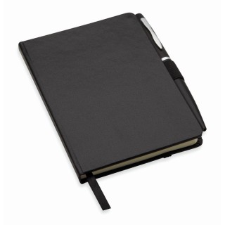 Libreta A6 con bolígrafo y tapa rígida personalizada